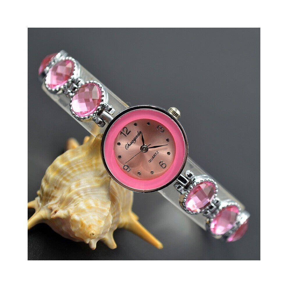 wrist watch Women's girl Metal Alloy band quartz Bracelet Watches 925
