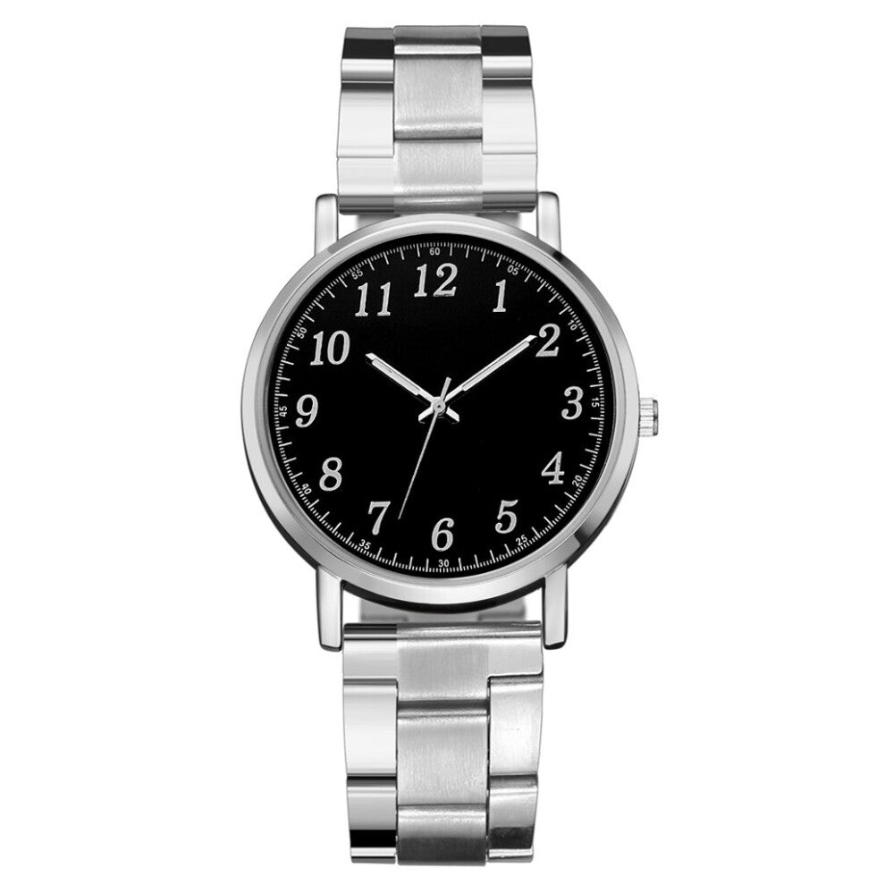 Couple Watch Silver Watches Women Men Quartz Bracelet Watches Ladies Dress Wristwatch Clock Relogios Reloj