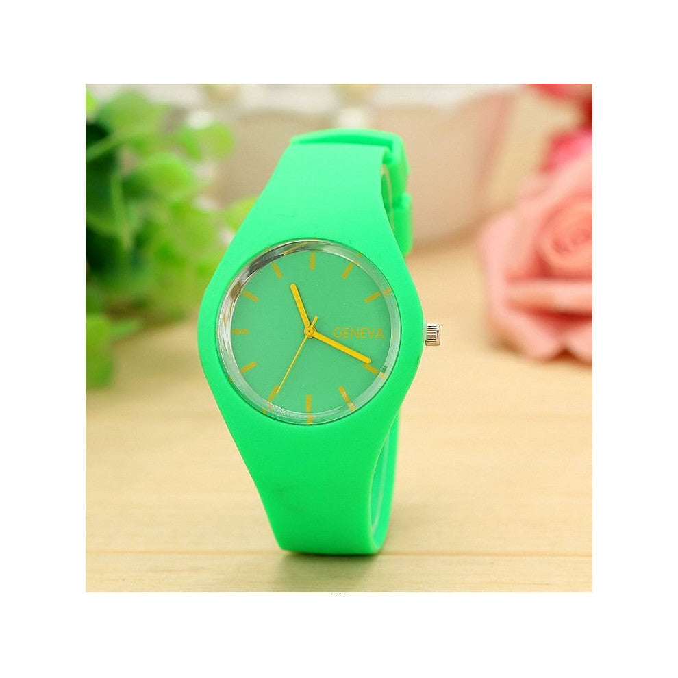 Casual Style Jelly Quartz-watch Silicone Strap Ladies Bracelet Watch Perfect Gift Watches for Women Relojes Hombre