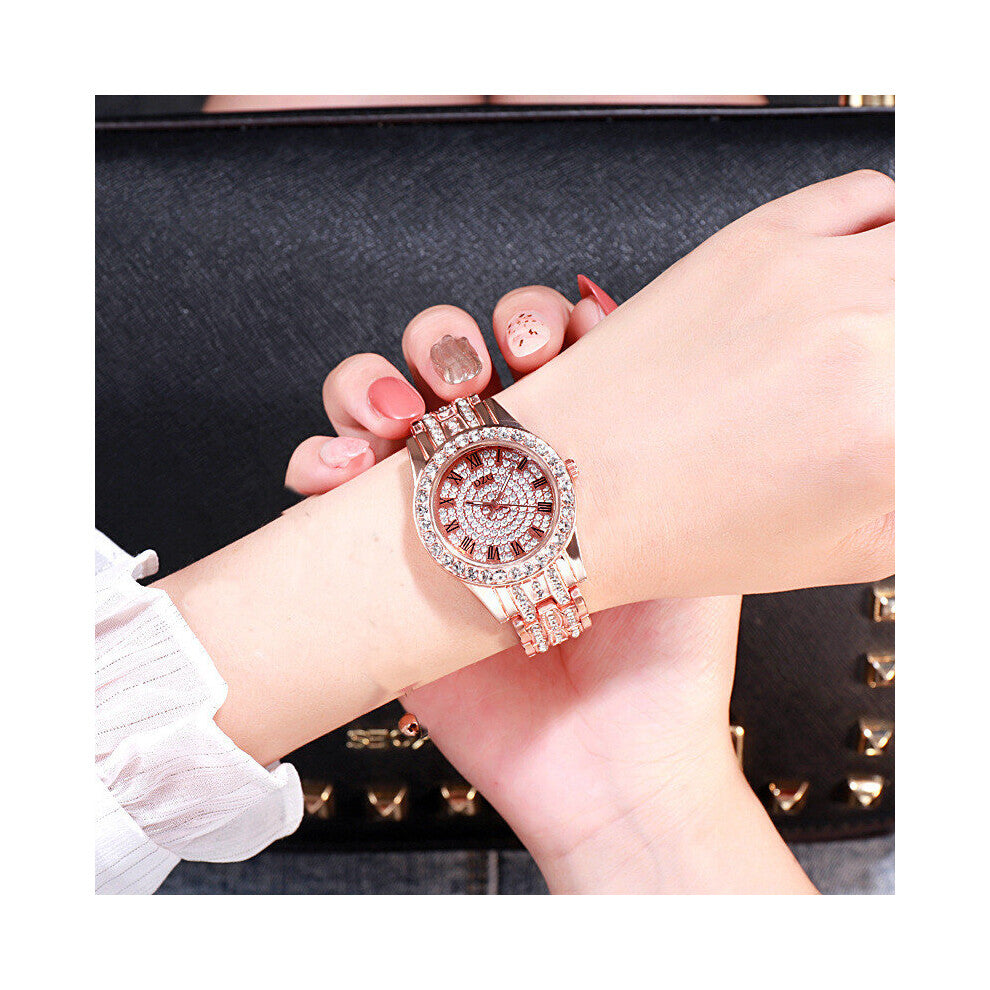 Atmospheric Ladies Watches Rhinestone Women Watches Romanic Steel Strap Casual Watches Women Watches