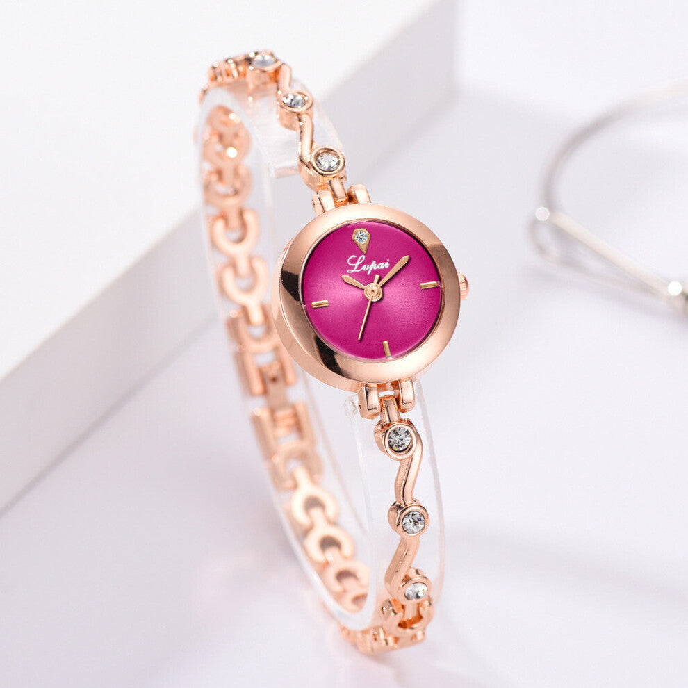 Casual Women Watch Dial With Diamond Bracelet Watch Ladies Quartz Wristwatches Montres Femmes Zegarek Damski