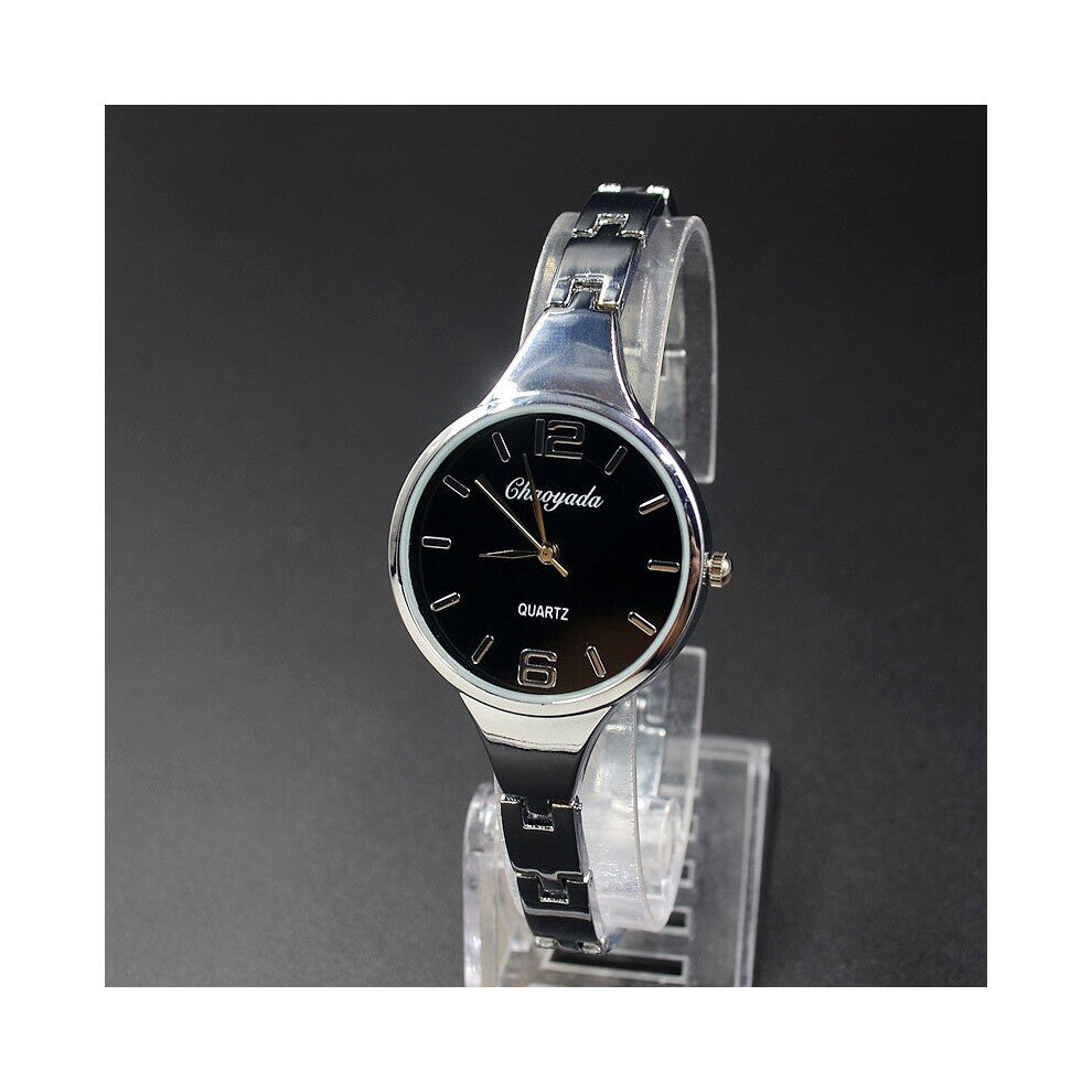 wrist watch Women's girl Metal Alloy band quartz Bracelet Watches 910