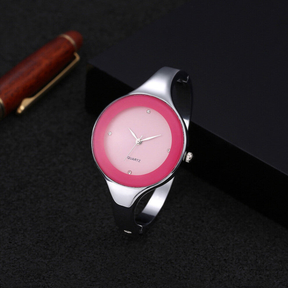 Women Bracelet Watches Crystal Dress Ladies Stainless Steel Round Dial unique quartz-watch montres femme
