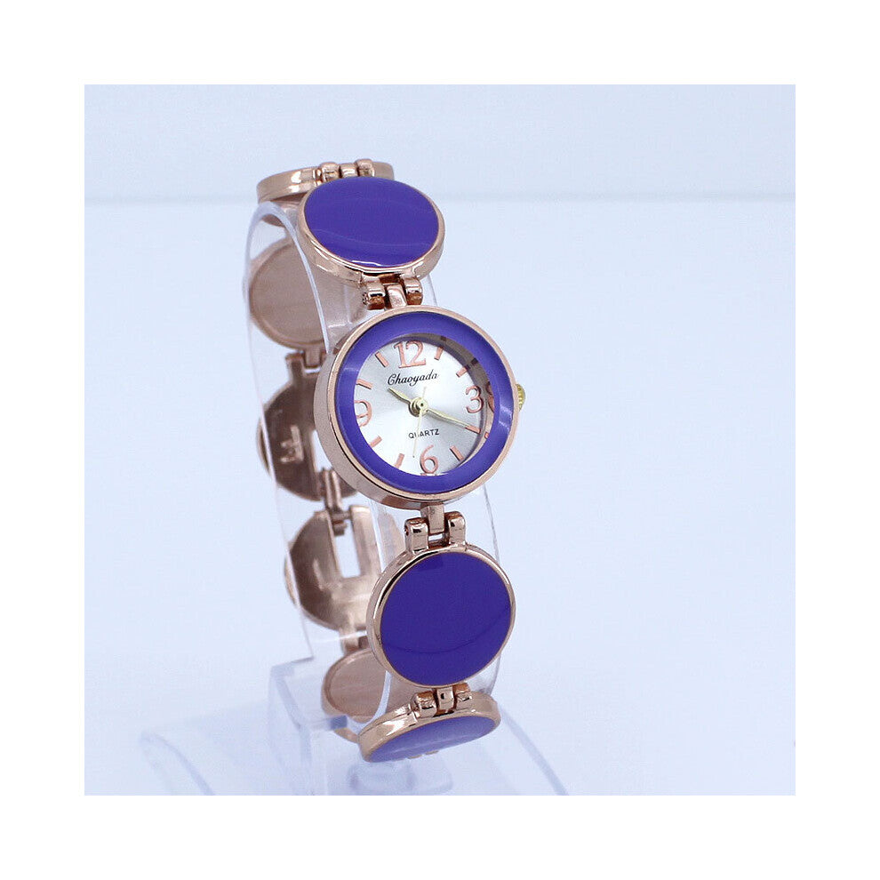 Women Watch Ladies Nobler 5 Colors Casual Wafer Round Dial Bracelet Watch Mujor Quartz Wristwatch Female Relojes