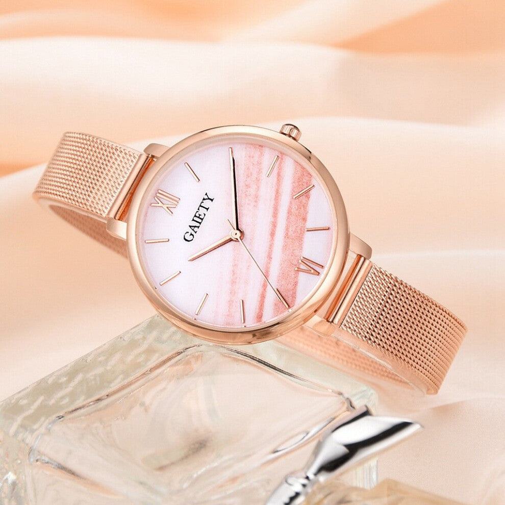 1 PCS Watch Women Rose Water Drill Bracelet Watch Jewelry Ladies Female Hour Casual Quartz Wrist Watches