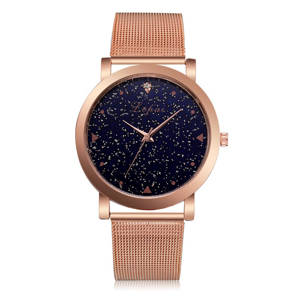 Starry Sky Women Watches Steel Quartz Ladies Watche Charming Rose Bracelet Watch Casual Clock Girl Wristwatch relogio feminino