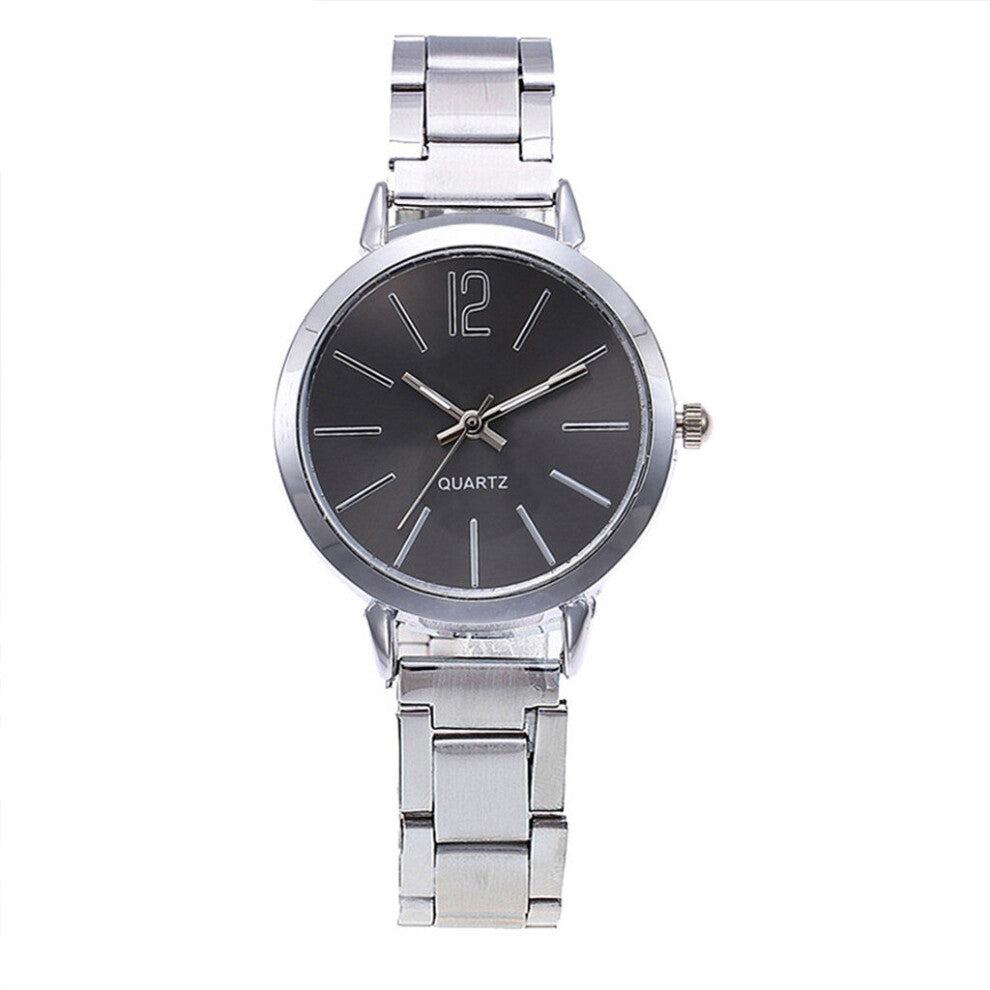 Women Watches Stainless Steel Strap Bracelet Watch Round Dial Table Women's Relogio