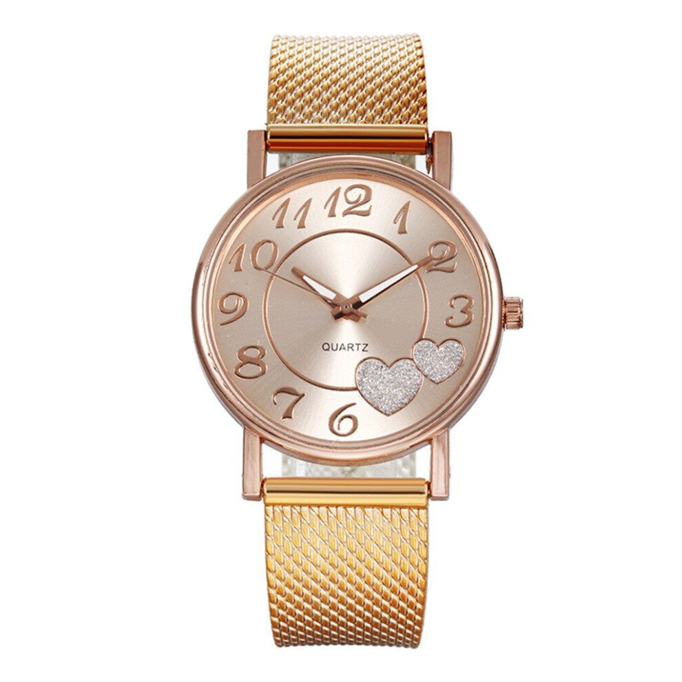 The Latest Top Ladies Mesh Belt Watch Wild Lady Creative Gift Watch Bracelet Watches Women Watches Wrist