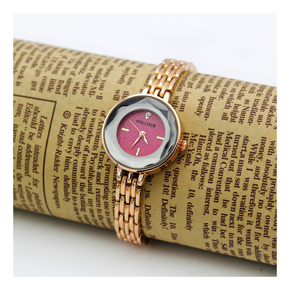 Shsby lady Jewelry Watches Casual Quartz Bracelet Watch Full drill starry sky Rose watch Women diamond surface Dress watch