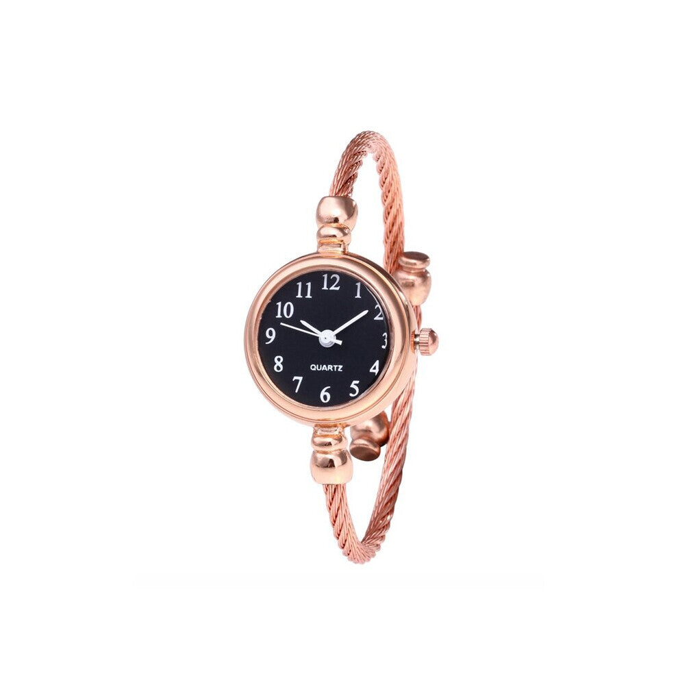 Women's Creative Bracelet Watch Brief Style Casual Quartz Wristwatch Minimalist Relojes Gift for Female