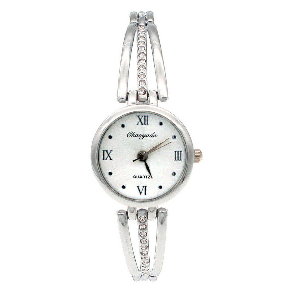 Drop Rhinestones Watch Women's Bracelet Watch Women Ladies Wrist Watches Crystal Analog Quartz Watch Femme O123