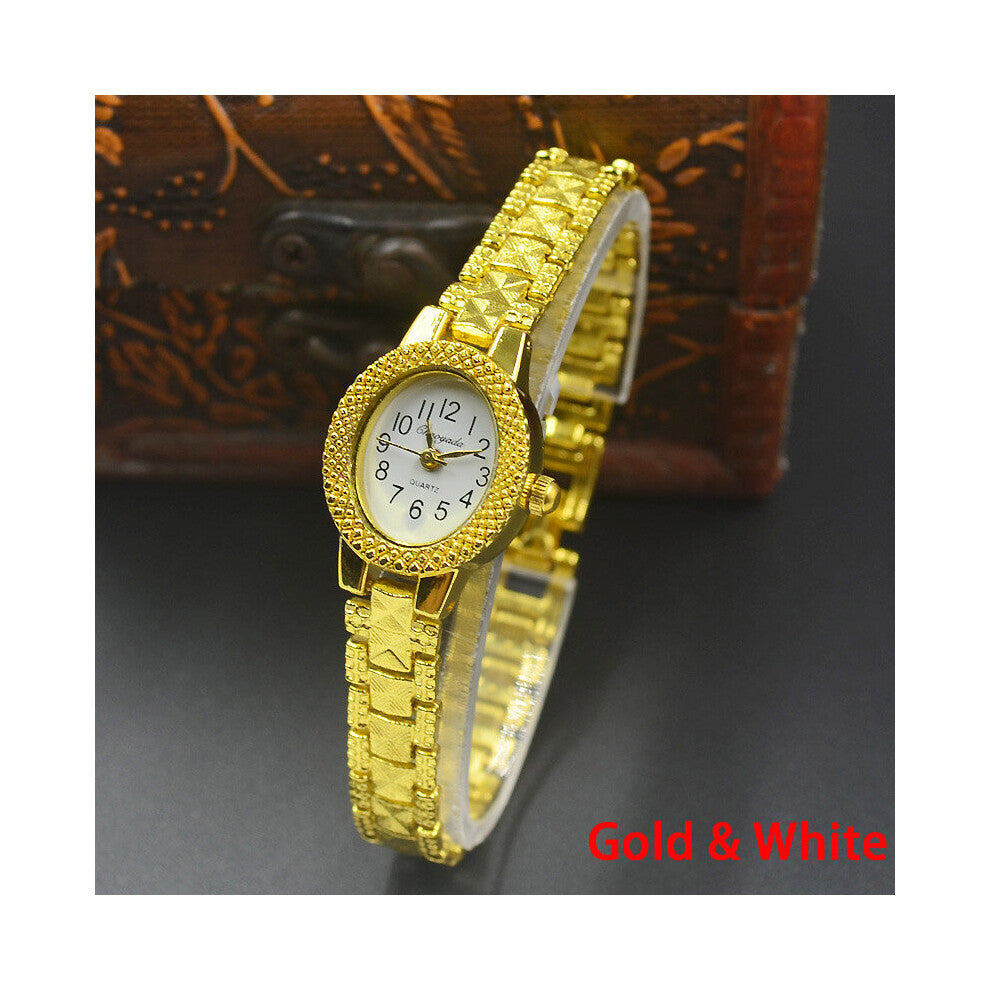 wrist watch Women's girl Metal Alloy band quartz Bracelet Watches 702