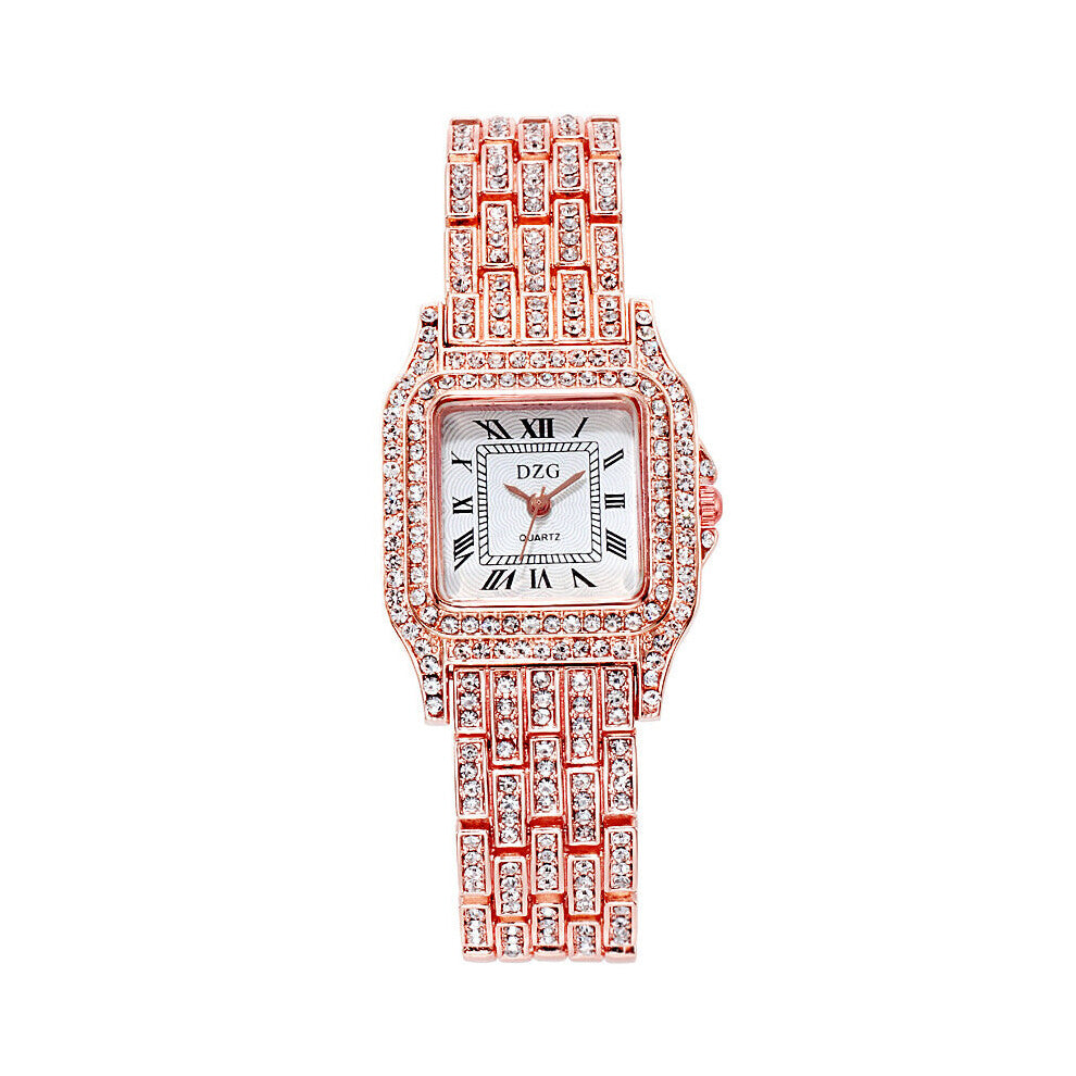 Square Dial Bracelet Watches For Women Number Dial Ladies Quartz Watch Stainless Steel Women Watches