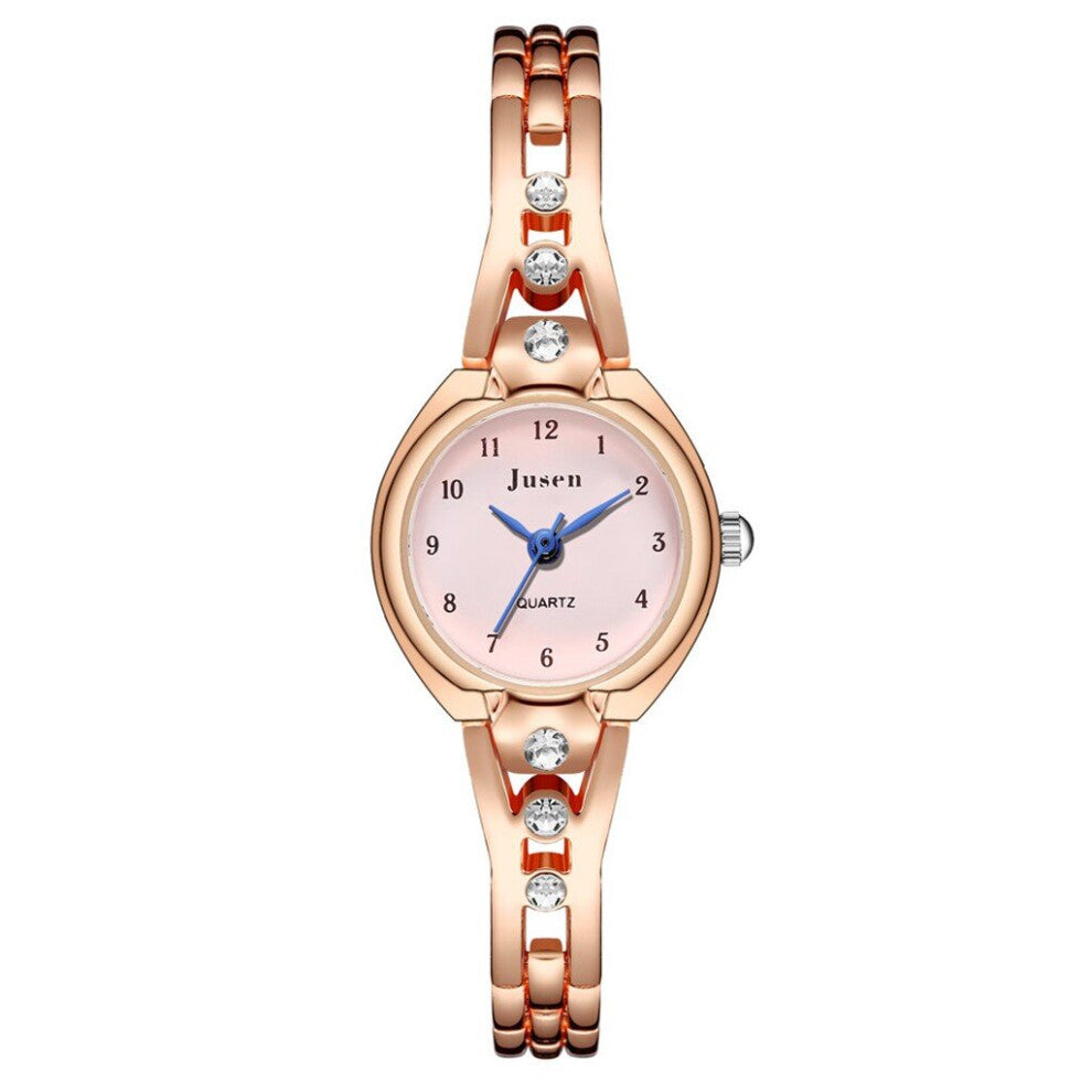 Star Diamond Inlaid Stainless Steel Watch Ladies Quartz Watch Women Watches Bracelet Watch Jewelry