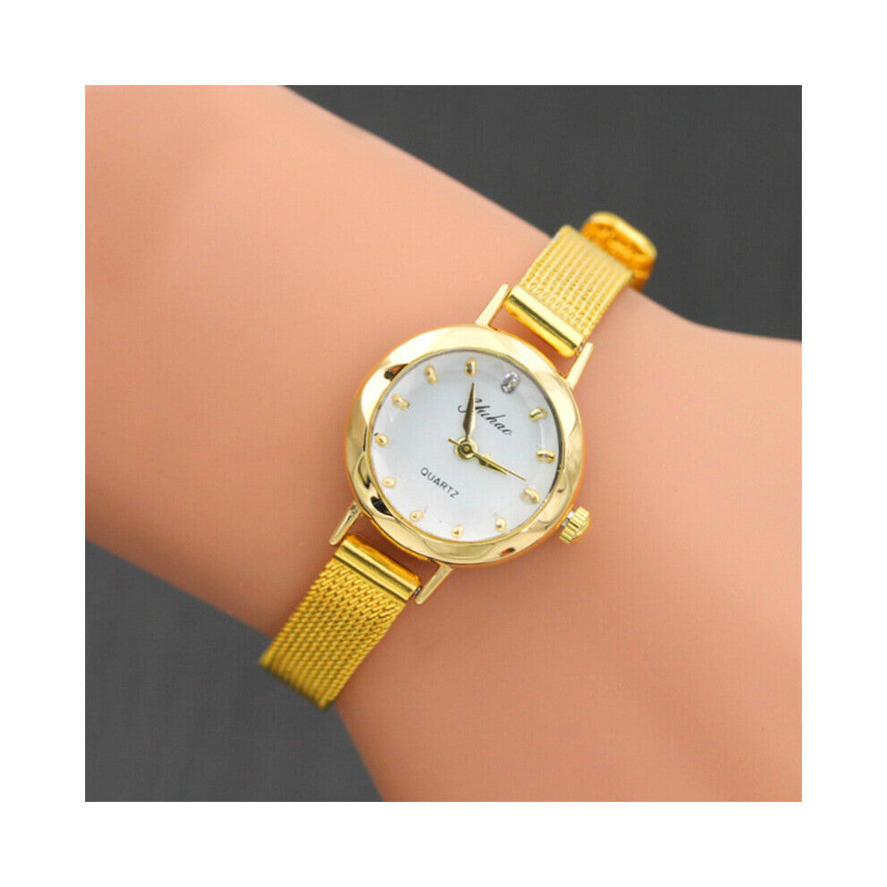 Women Small Watches Casual Quartz Bracelet Watch For Ladies Metal Mesh Stainless Steel Dress Watches Relogio Feminino