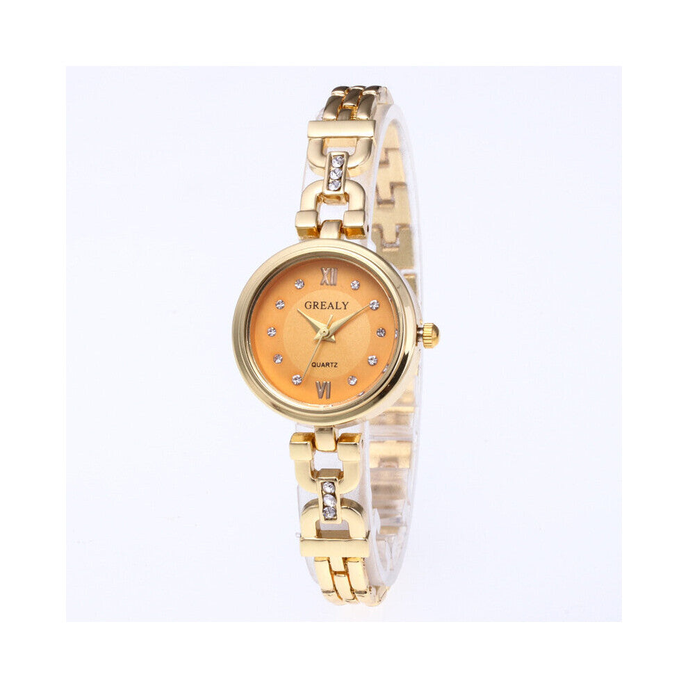 Bracelet Watch Women Diamond Thin Steel Strap Watches Quartz Watch Student Gift Watch Wristwatch Alloy Clocks