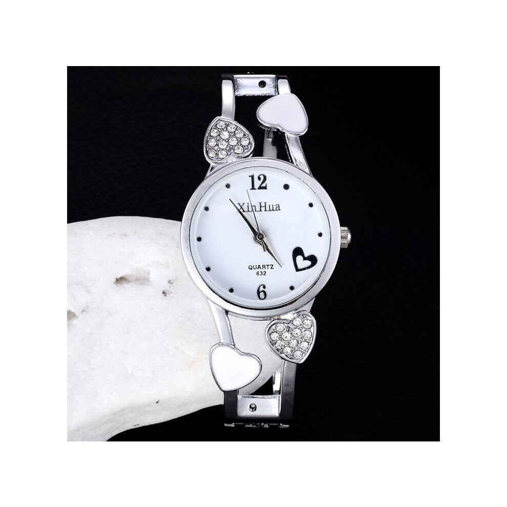 Women Bangle Watches Quartz Bracelet Watch Crystal Stainless Steel Watch Women Casual Clock Wristwatch