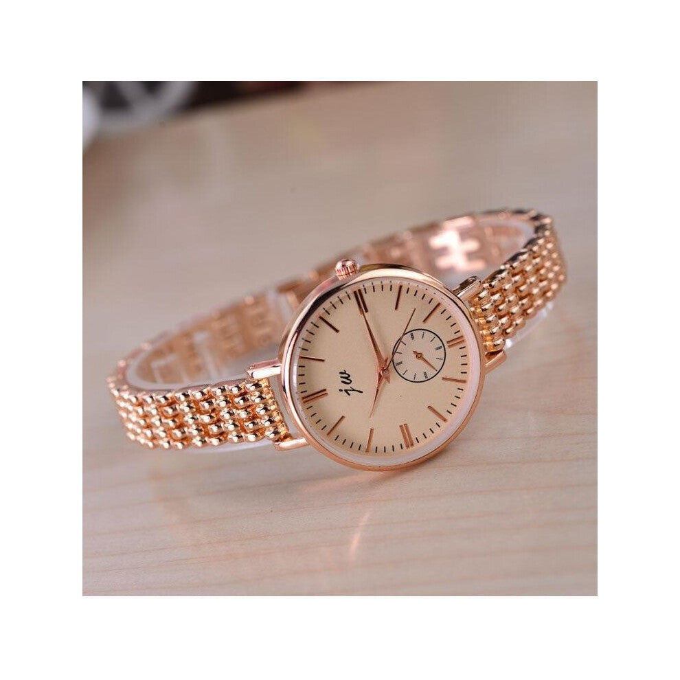 Women Steel Bracelet Watches Rose Luxruy Small Dial Ladies Dress Wristwatches High Clock