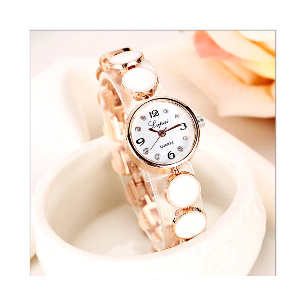 Women Bracelet Watch Casual Bread Time Quartz Relojes Round Dial Clock Female Wristwatch Relogio Feminino Polshorloge