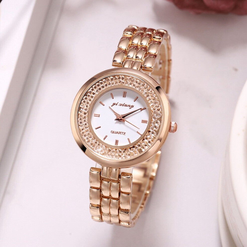 Ladies Dress Watches Clock Relogios Rhinestone Watches Women Bracelet Watch Stainless Steel Quartz