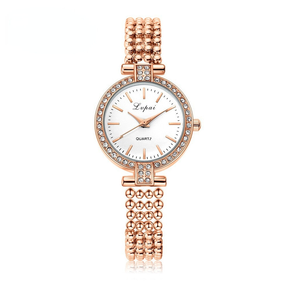 Casual Quartz Bracelet Watch Diamond Alloy Watches for Women No Waterproof Relogio Feminino