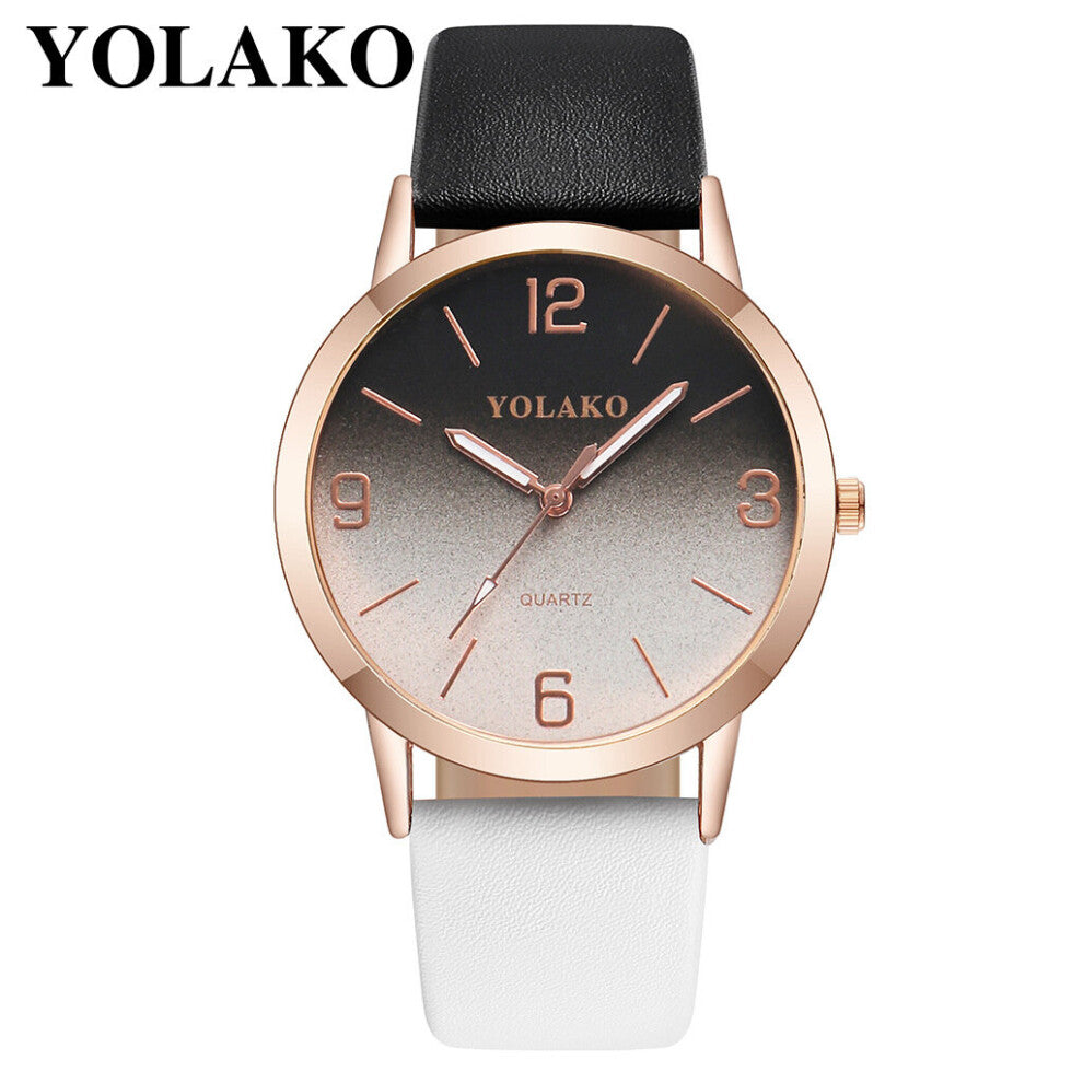 Women Watches Bracelet Set Flowers Ladies Bracelet Watch Casual Leather Quartz Wristwatch Clock Relogio Feminino
