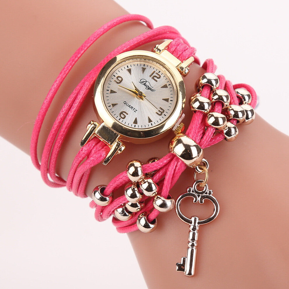 Ladies Watch Products Ladies Winding Key Pendant Personalized Bracelet Watch Casual Watch
