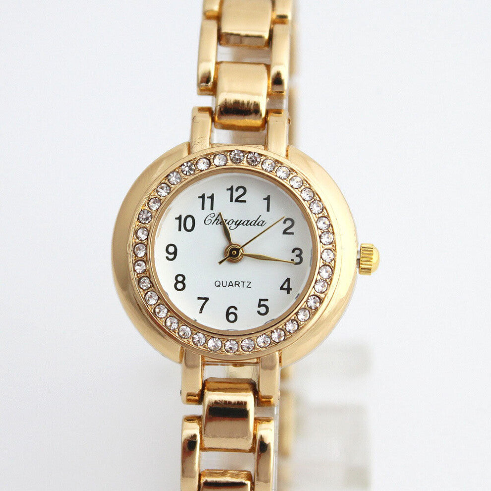 Casual Womens Alloy Band Quartz Analog Round Bracelet Watch Gift Female Ladies Wrist Watches Clock Female Dress