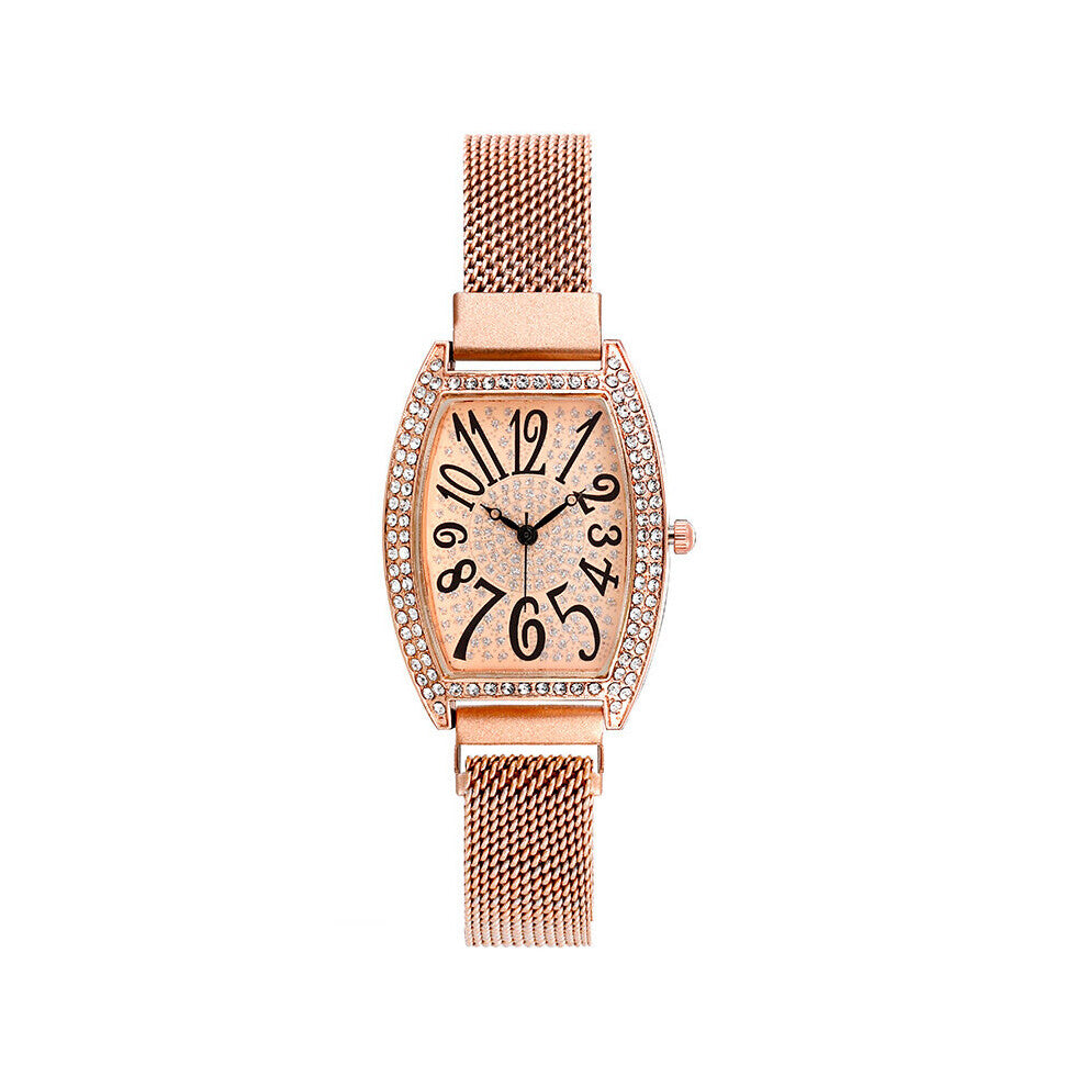 Magnetic Bracelet Watches For Women Starry Sky Dress Watches Women Quartz Diamond Wristwatch Watches