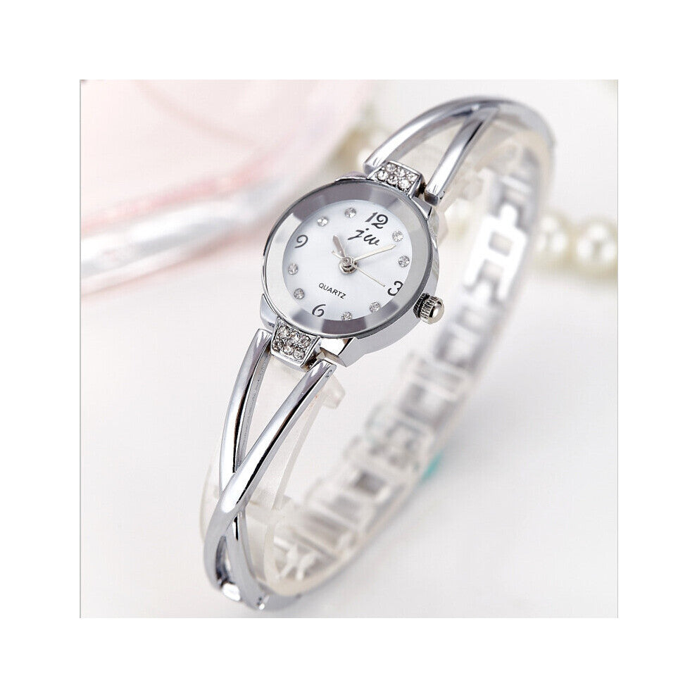 version watches women's when decorated steel belt electronic student ladies bracelet watch