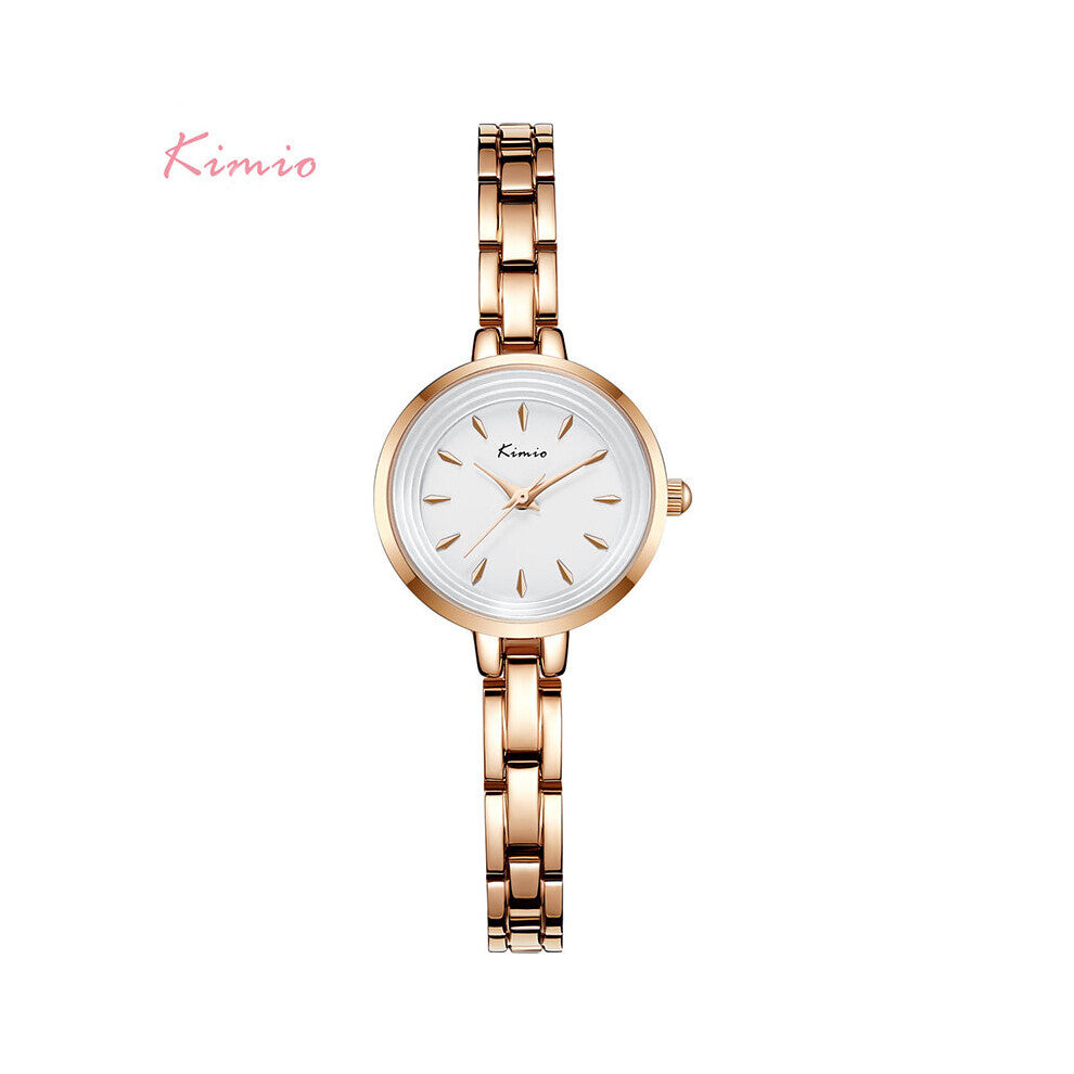 Women Rose Quartz Watches Ladies Stainless Steel Chain Bracelet Watch relogio feminino Arrival