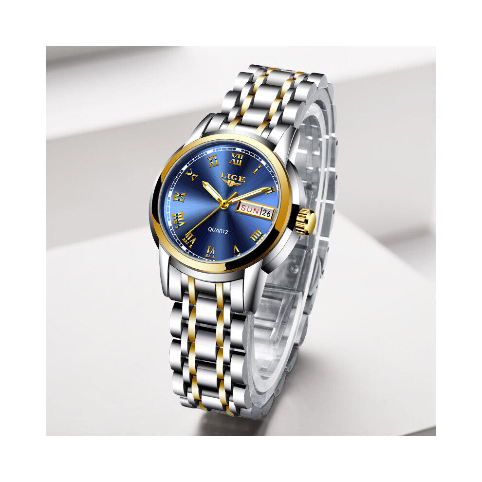 Watch for Women Casual Women Watches Stainless Steel Bracelet Watch Ladies Waterproof Quartz Wristwatch