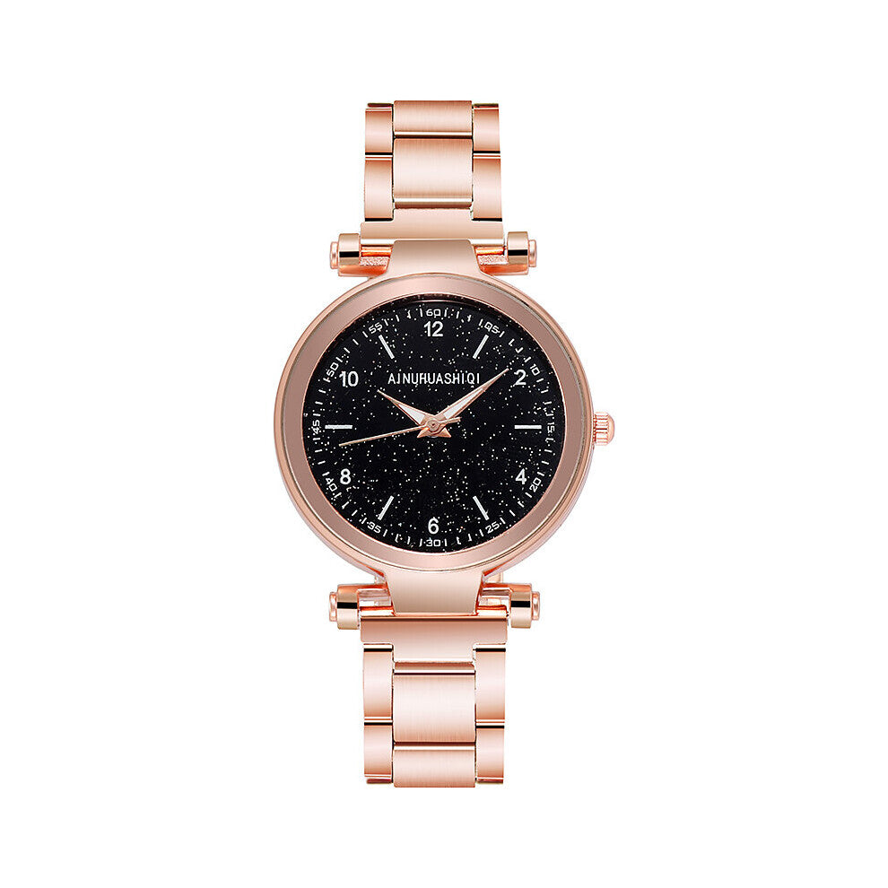 Women Watches Ladies Luminous Starry sky Wrist Watches Women Stainless Steel Bracelet Watch Relogio Feminino Clock