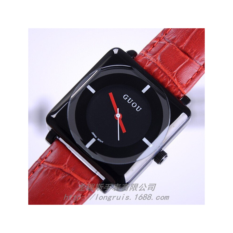 Famous Clock Ladies Rhinestone Watches Woman Wristwatches Leather Quartz Watch Famale Dress Bracelet Watches