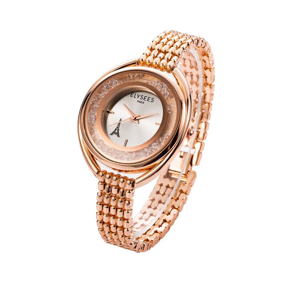 Ladies Stainless Steel Bracelet Watch Hodinky Women Casual Rose Watch Gift Saats Drop Montre Femme