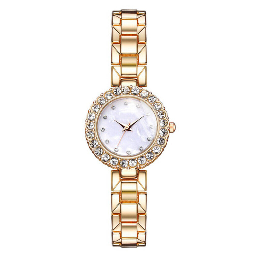 Women Rose Watch Ladies Quartz Diamond Wristwatch Female Bracelet Watches Women