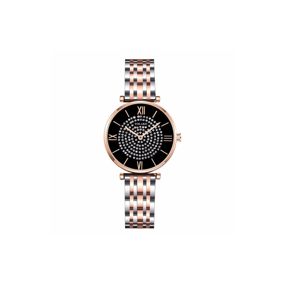 Women Watch Crystal Bracelet Watches Top Diamond Ladies Watch Female Clock Stainless Steel Wristwatch