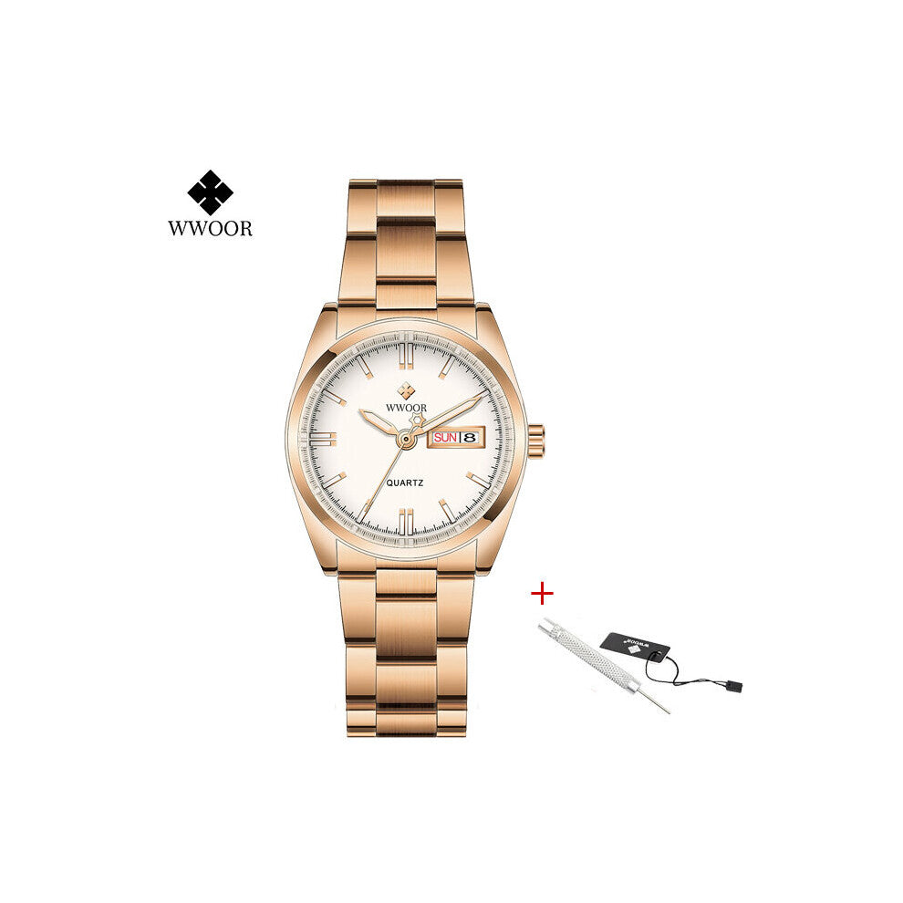 High Watch Women Clock Quartz Ladies Wristwatches Small Dial Calendar Bracelet Watches Montre Femme