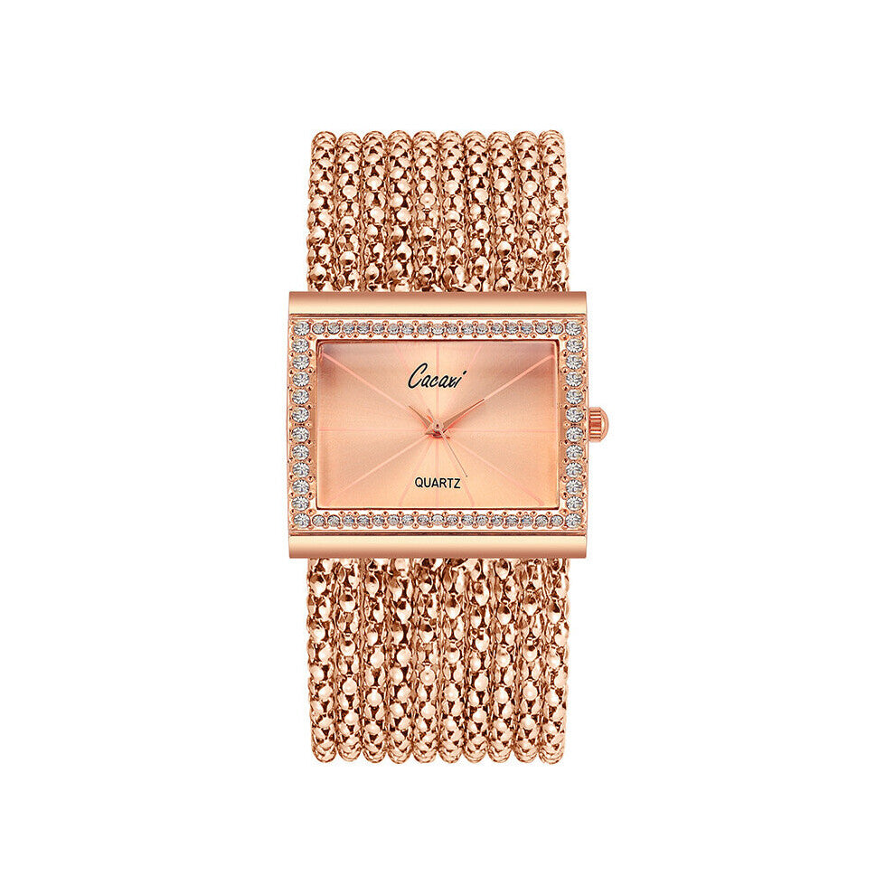 High Ladies Watch Quartz Square Bracelet Watch With Rhinestone Top Women Watches