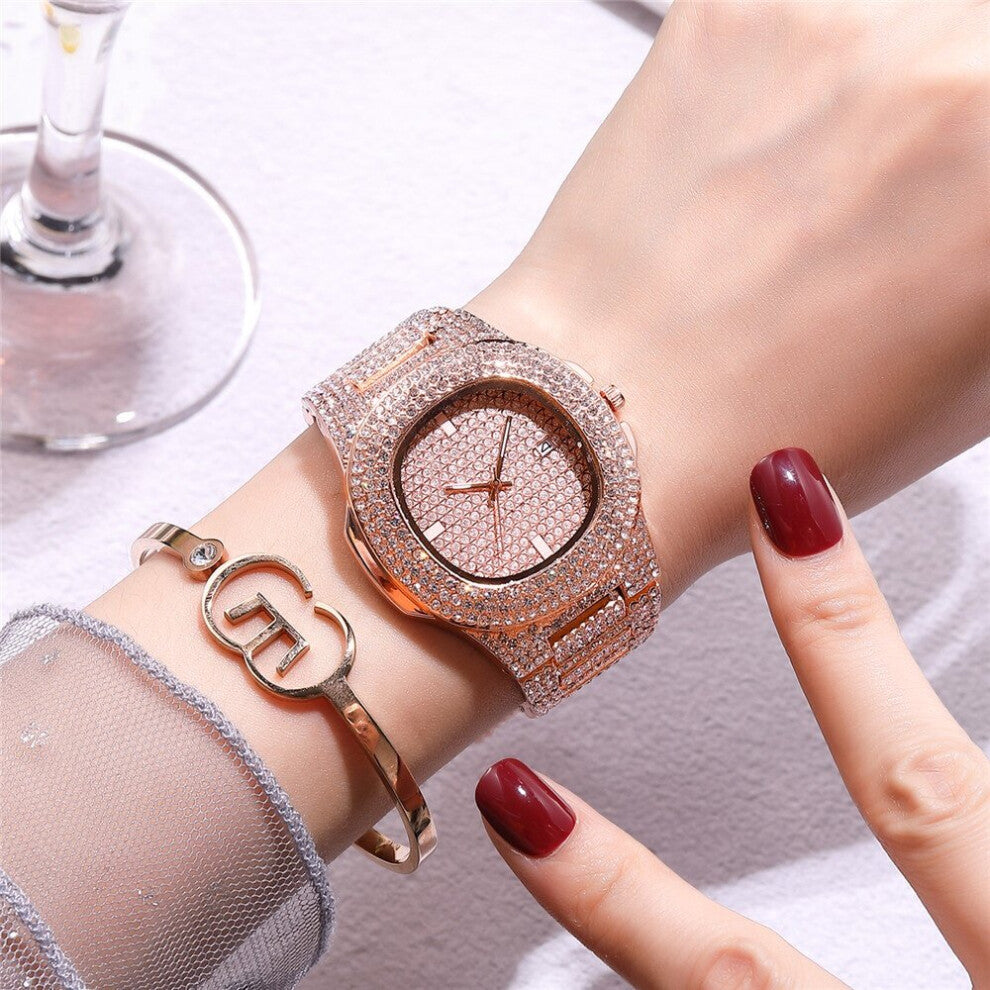 High-end Starry Version Women Stainless Steel Watch Set Bracelet Watch Couple Gift Women Watches