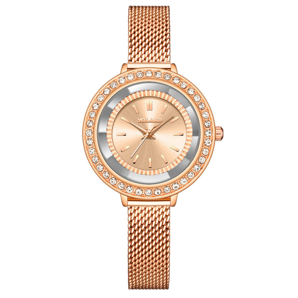 Women Watches Small Leather Ladies Casual Quartz Bracelet Watch for Women Metal Mesh Dress Wrist Watches Relogio Feminino