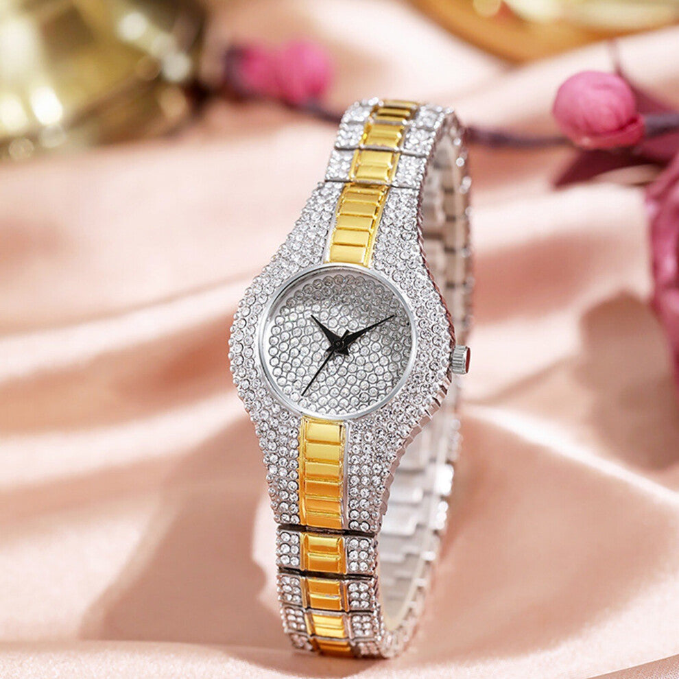 Women Full Rhinestone Bracelet Watches Square Diamond Ladies Watch Gift Quartz Wristwatch Relogios Femininos Clock