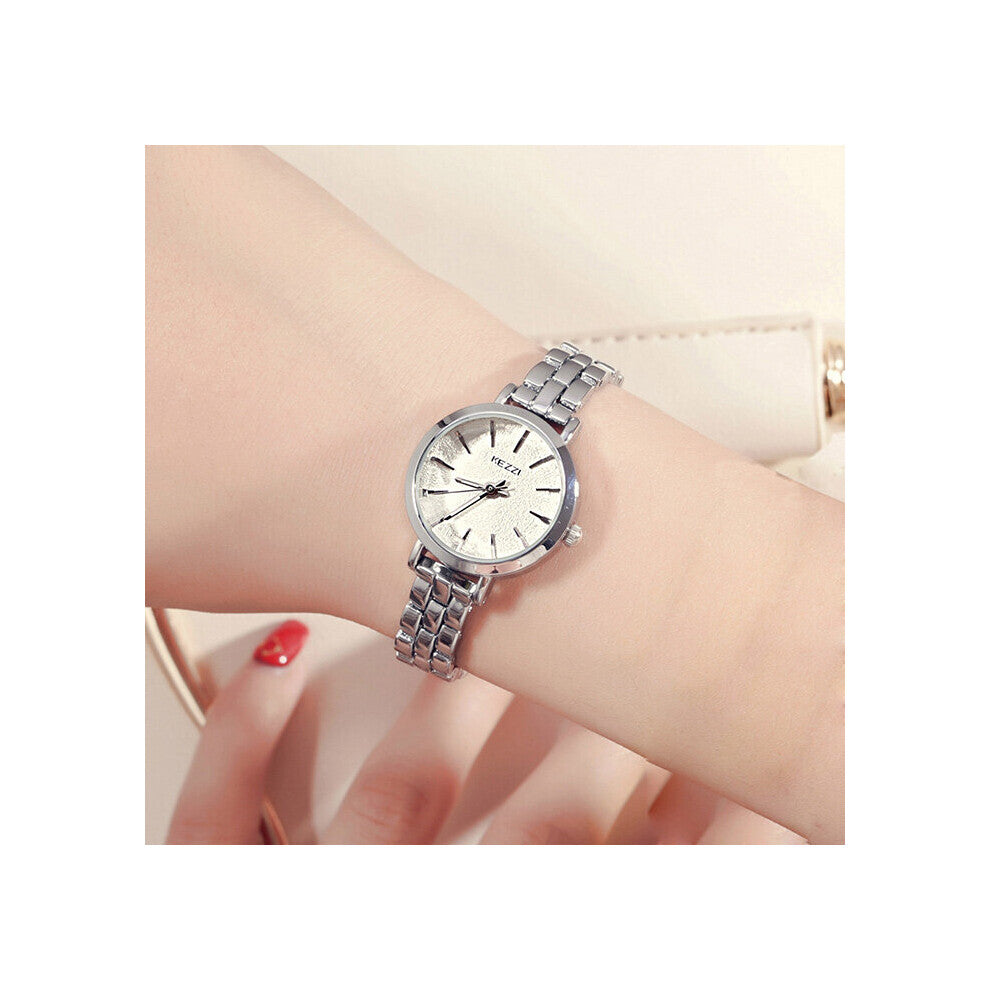 Stainless Steel Bracelet Watch Woman Dial Waterproof Quartz Wristwatches Casual Dress Watches Montre Femme