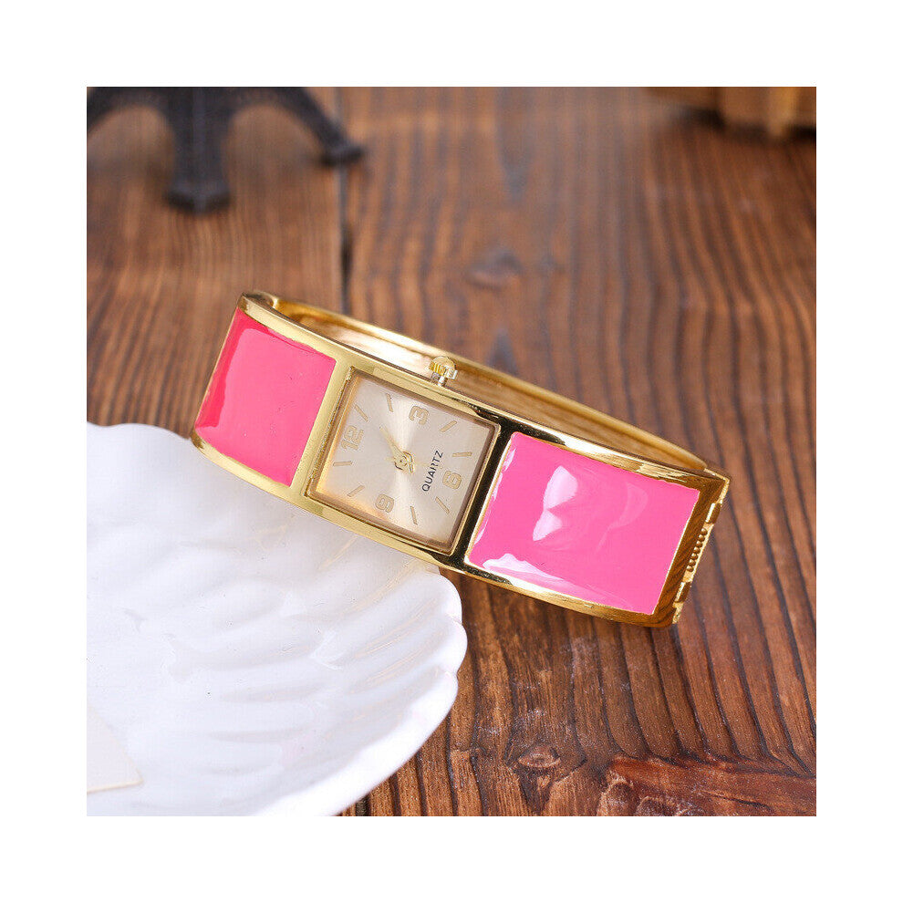 WA229 Womens Bracelet Watches Ladies Dress Watches Quartz Wristwatches Jelly Colorful Relogio Feminino Square Clock