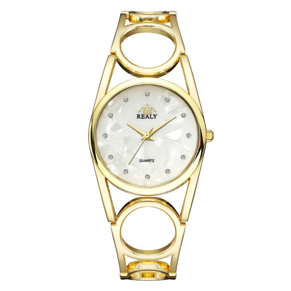 Women Hollow Bracelet Watch Casual Fritillaria Dial Wristwatch Female Dress Clock Relogio Feminino