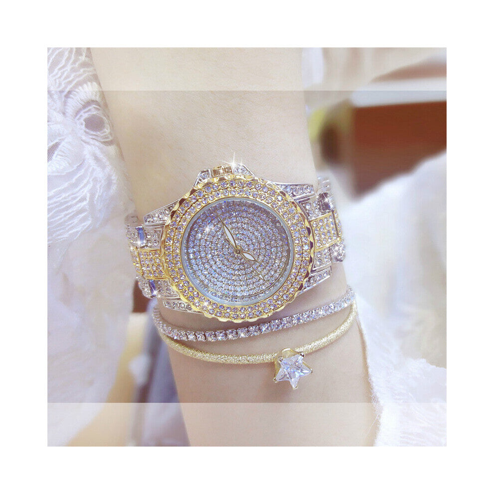 BS Women Watches Diamond Montre Femme Ladies Bracelet Watch Women Dourado Relogio Feminino