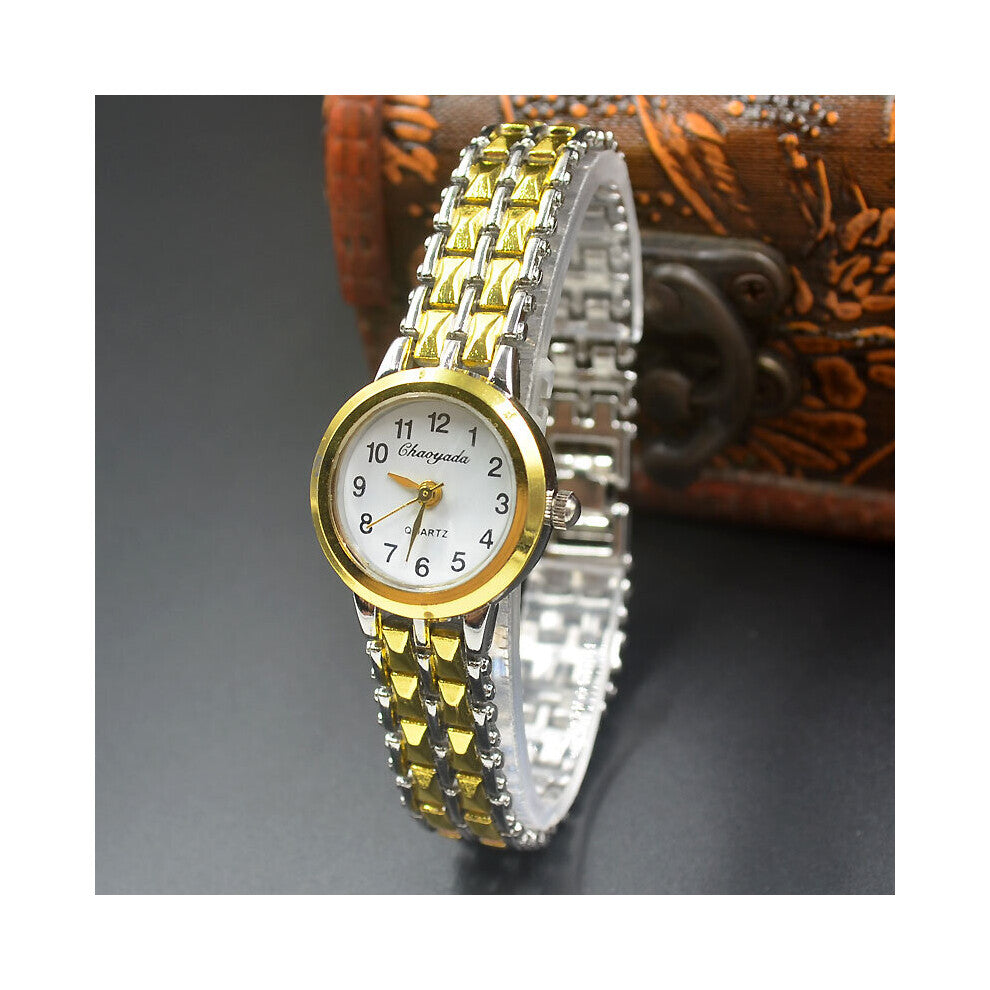 wrist watch Women's girl Metal Alloy band quartz Bracelet Watches 902