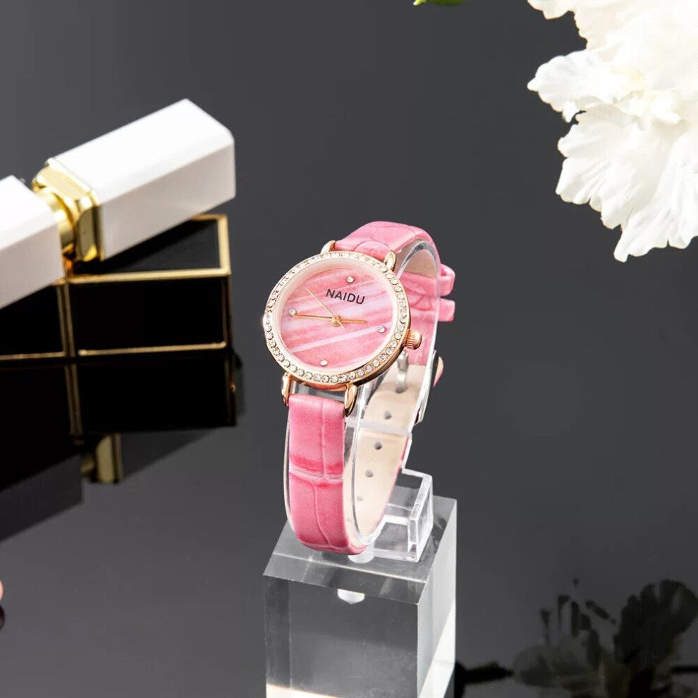 Women Watches Bracelet Set Ladies Bracelet Watch Casual Leather Quartz Wristwatch 2pcs Set Clock Relogio Feminino With box