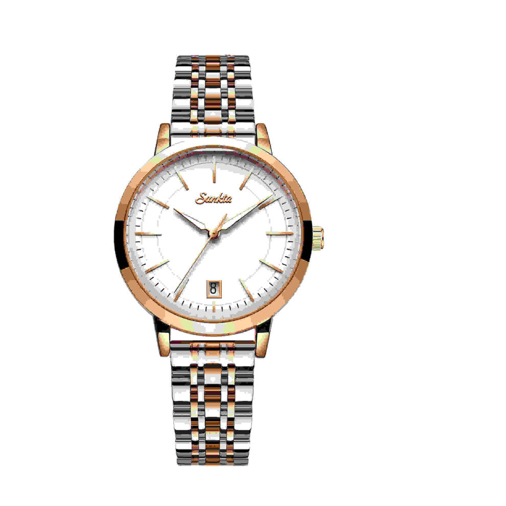 SUNKTA Rose Watch Women Watches Top Dress Bracelet Watch Ladies Waterproof Quartz Clock Montre