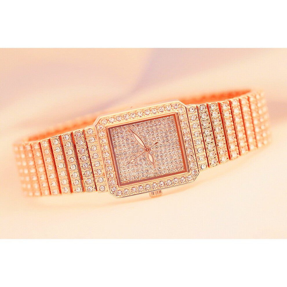 Sales Watch Full Diamond Crystals Women Watch womens dress wristwatches ladies bracelet watches Silver Watch